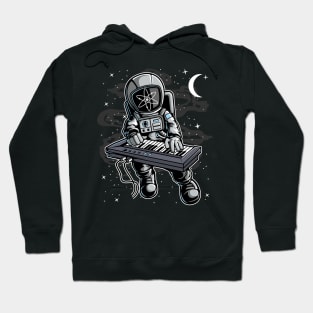 Astronaut Organ Cosmos ATOM Coin To The Moon Crypto Token Cryptocurrency Blockchain Wallet Birthday Gift For Men Women Kids Hoodie